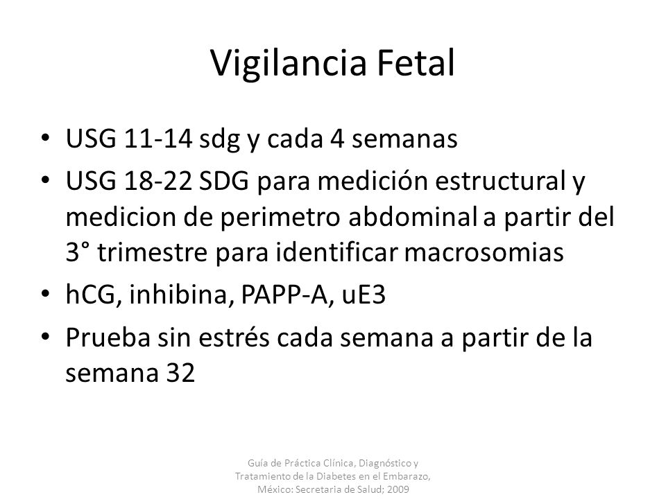 prueba de estrés fetal sin diabetes gestacional